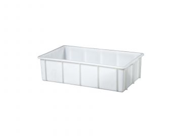 Stackable hygiene bin 740x440x210 mm 56L white