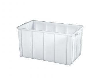 Stackable hygiene bin 740x440x400 mm 100L white