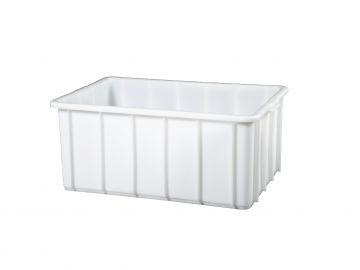 Stackable hygiene bin 830x570x355 mm 130L white