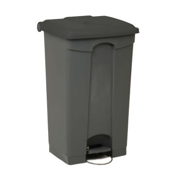 Wastebin wiht pedal 500x410x820mm, 90 L, grey