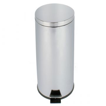 RVS pedaalemmer, 292x640 mm 30 liter, spiegelend rvs