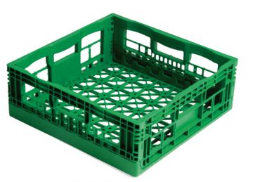 Foldable agricultural bin 18 l. 400x400x150 mm, green
