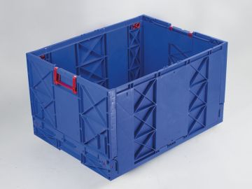 Foldable bin 183 l. 800x600x585 mm blue