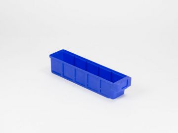 Shelf storage bin 400x93x83 mm blue