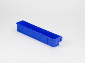 Shelf storage bin 500x93x83 mm blue