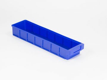 Shelf storage bin 600x152x83 mm blue