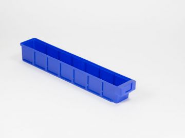 Shelf storage bin 600x93x83 mm blue