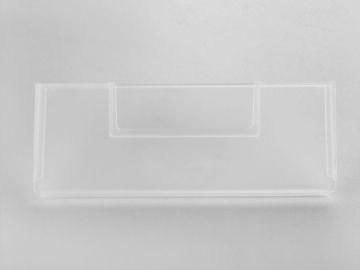 Shelf storage bin Partition 186x83 mm, transparent