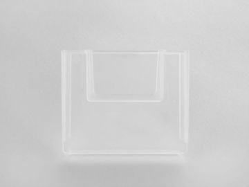 Shelf storage bin Partition 93x83 mm, transparent