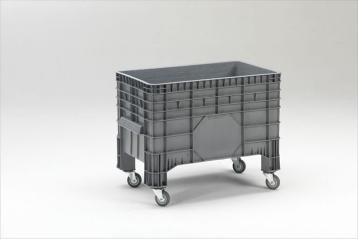Grootvolumebak 285 liter 1040x640x790 mm , 4 wielen