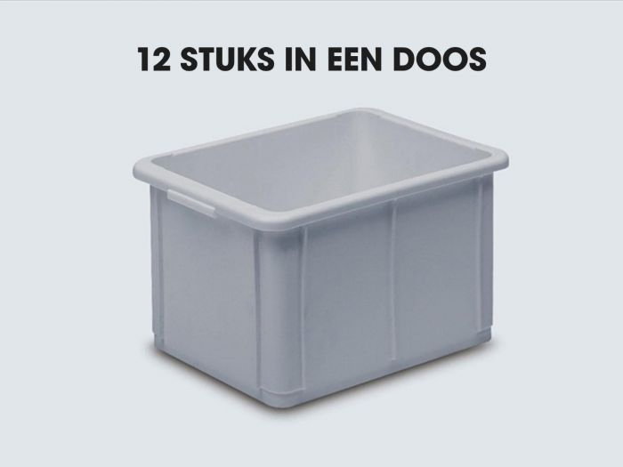 Stackable hygiene bin 20L, 400x300x235mm, box with 12 pieces