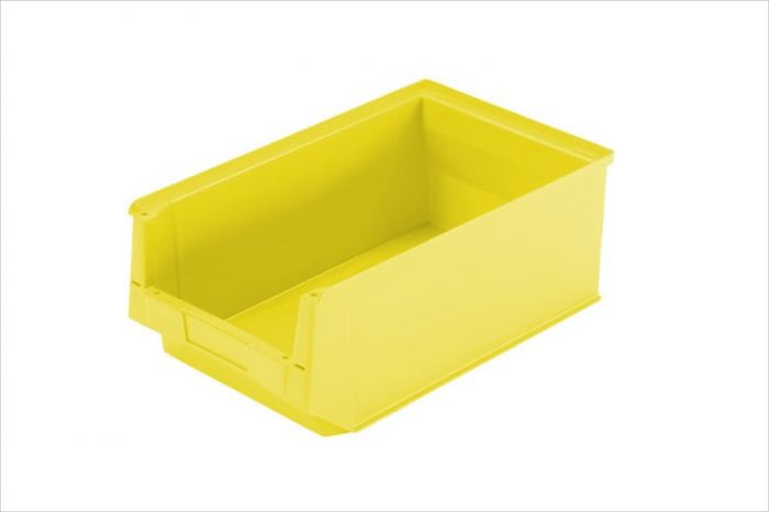 Plastic storage bin Silafix Type 2, 24,6 l. yellow