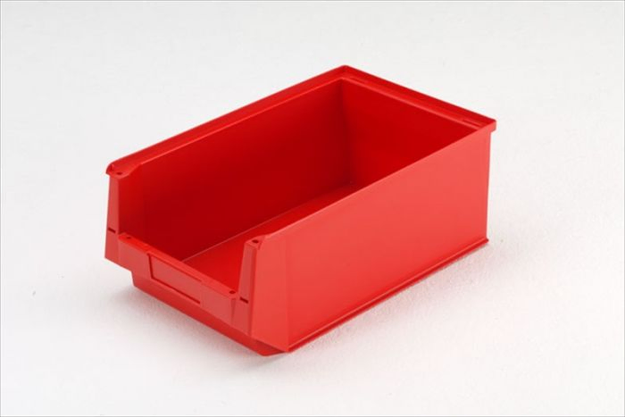 Plastic storage bin Silafix Type 2, 24,6 l. red