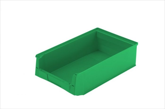 Plastic storage bin Silafix Type 2H, 16,7 l. green