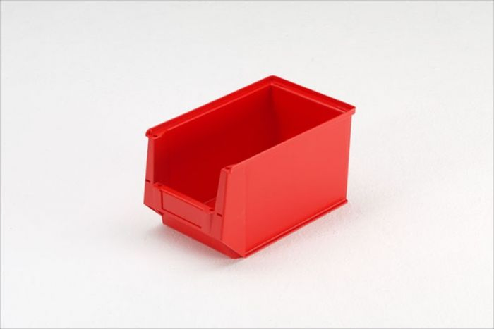 Plastic storage bin Silafix Type 3, 10,5 l. red