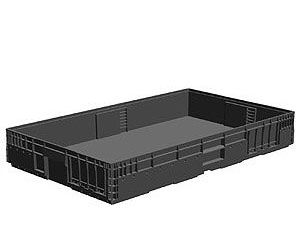 DC-MLT Automotive bak, 1000x600x147mm, donkergrijs