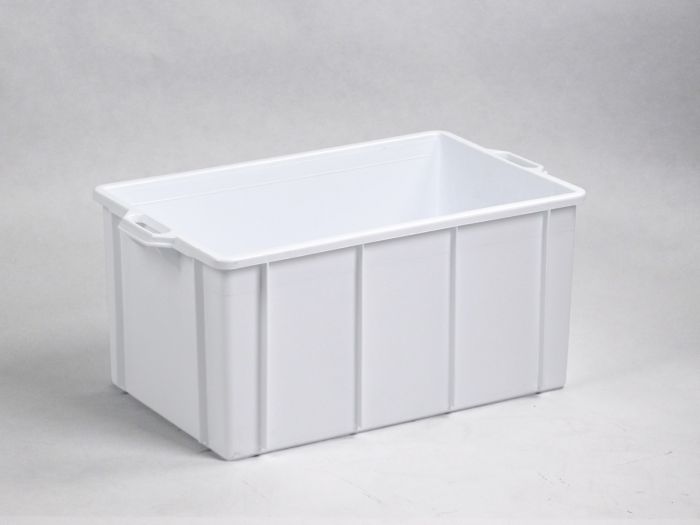 Stackable hygiene bin 60 litres white, 620x400x300 mm