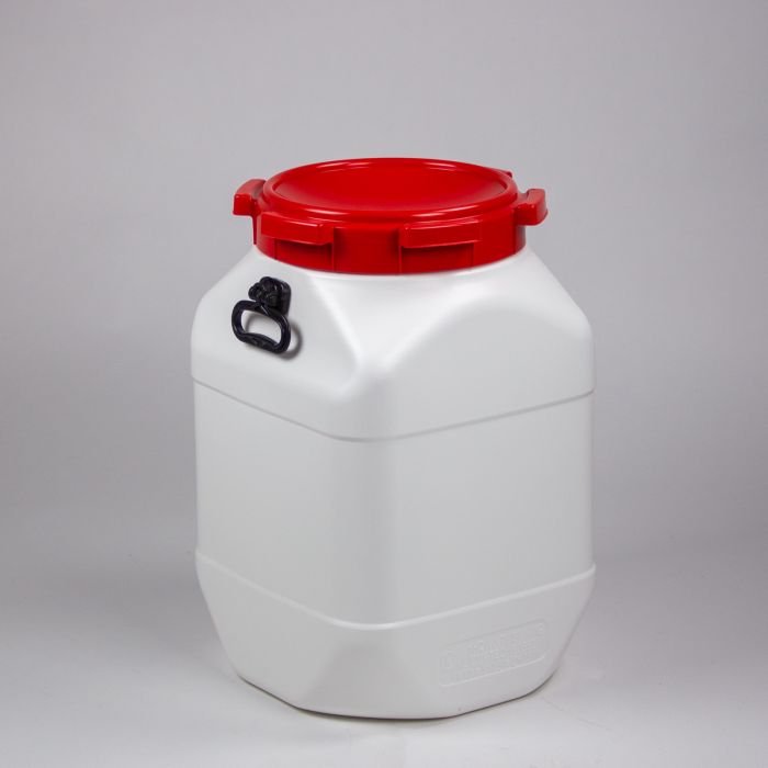 Rechtwandig vat 380x380x594 mm, 66 liter, met 2 handgrepen