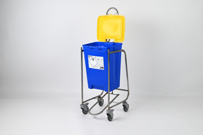 Trolley for 30, 50 and 60 liters hospital waste bin