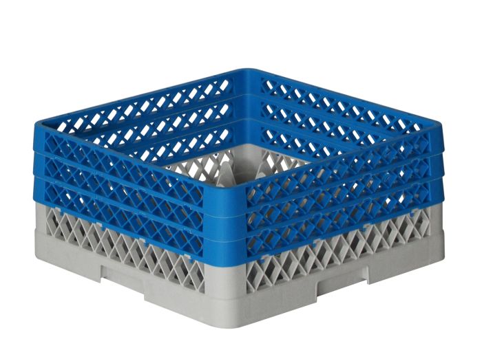 Vaatwaskorf 500x500x220 mm 25 vaks t.b.v. ø 90 mm bekerglazen