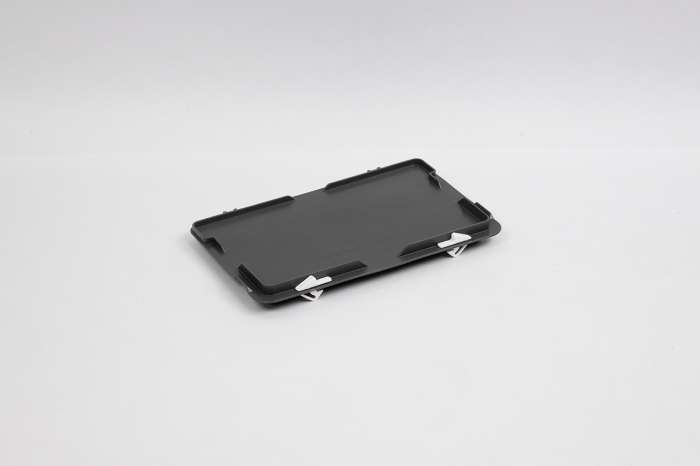 Hinged euronorm lid 300x200 mm dark-grey