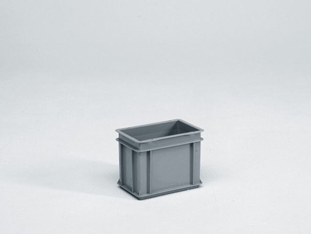 Normbox stackable bin 300x200x220 mm, 9L grey Virgin PP