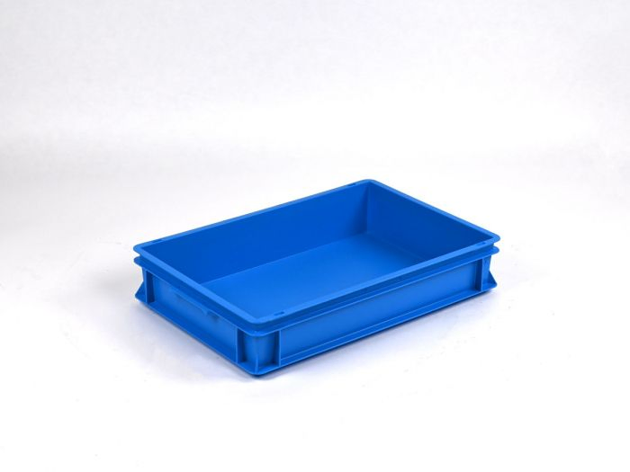 Normbox stackable bin 600x400x120 mm, 20L blue Virgin PP