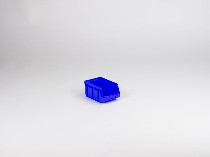 Stackable warehouse bin 1,0 liter, 167/140x105x82mm, blue