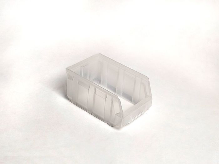 Stackable warehouse bin 4,5 liter, 237/205x144x123 mm, transparent