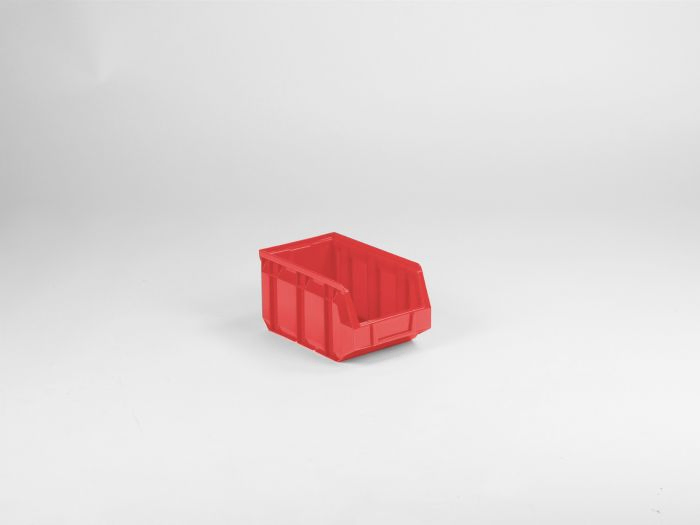 Stackable warehouse bin 4,5 liter, 237/205x144x123mm, red