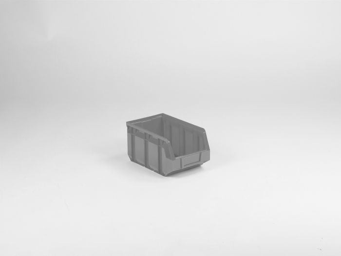 Stackable warehouse bin 4,5 liter, 237/205x144x123mm, grey