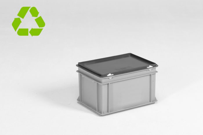 E-line Stacking container 400x300x235 mm, 20L with lid