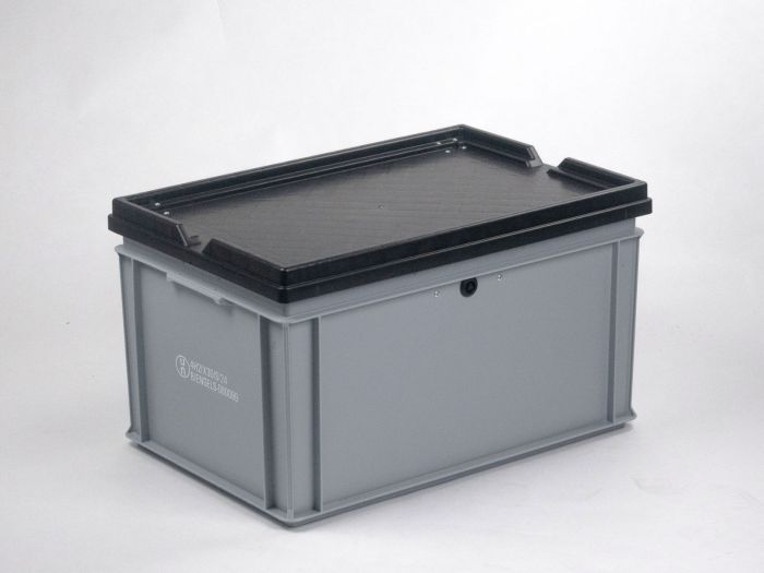 Kunststof kist 600x400x350 mm, UN-gecertificeerd