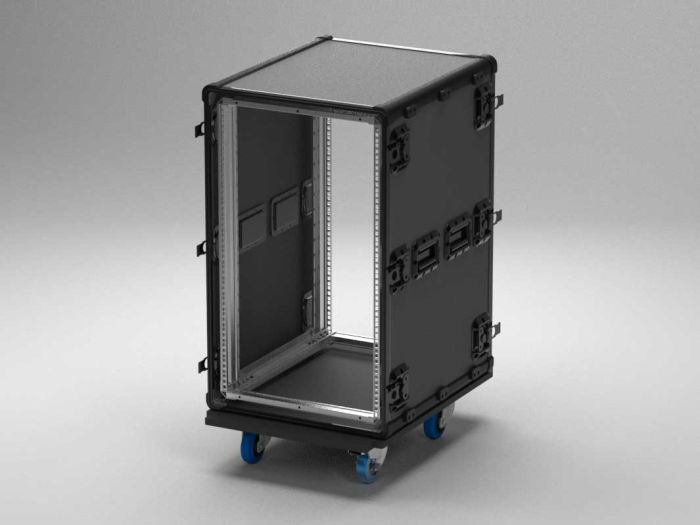 18U Rack Flightcase | Aluminium Frame | 574x1064x927 mm | 29,5 kg