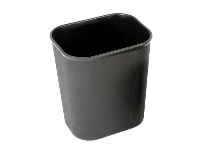 Afvalbak, 13,2 liter, 210x280x310 mm materiaal ABS zwart