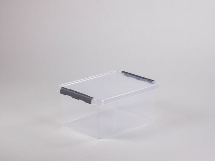 Transparante opbergbox 15 liter, 400x300x180 mm