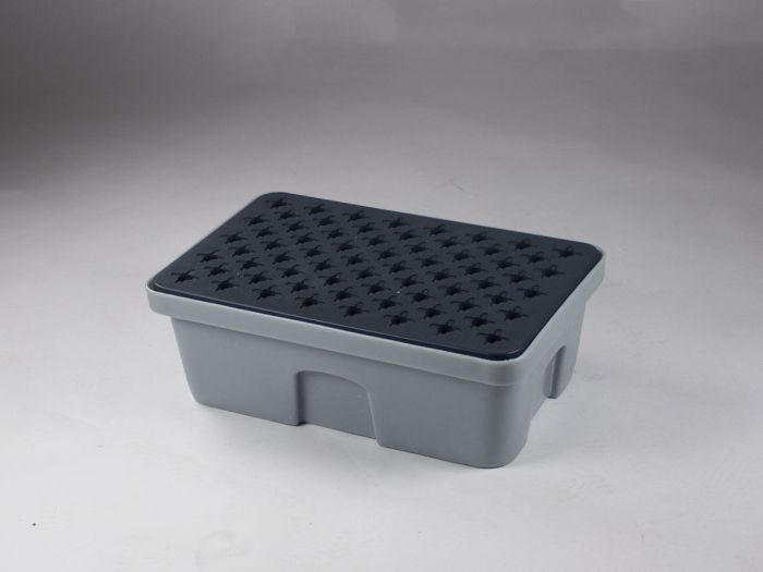 Spill tray 40 l., 635x410x220 mm with plastic grid
