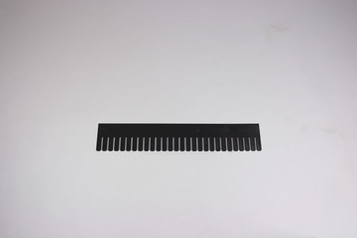 Vakverdelingsstrip 555x100x5 mm, zwart