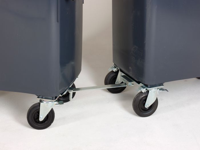 Koppelsysteem voor 660/770 liter afvalcontainer