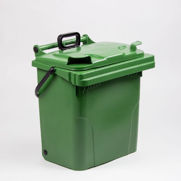 Kunststof bak met hengsel, groen