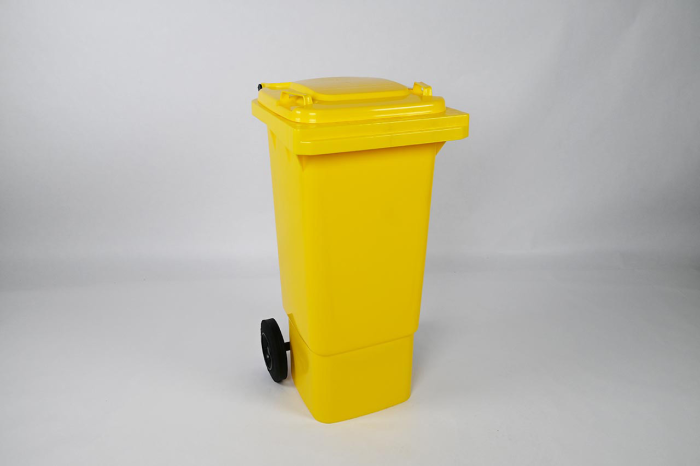 Minicontainer 80 liter, geel