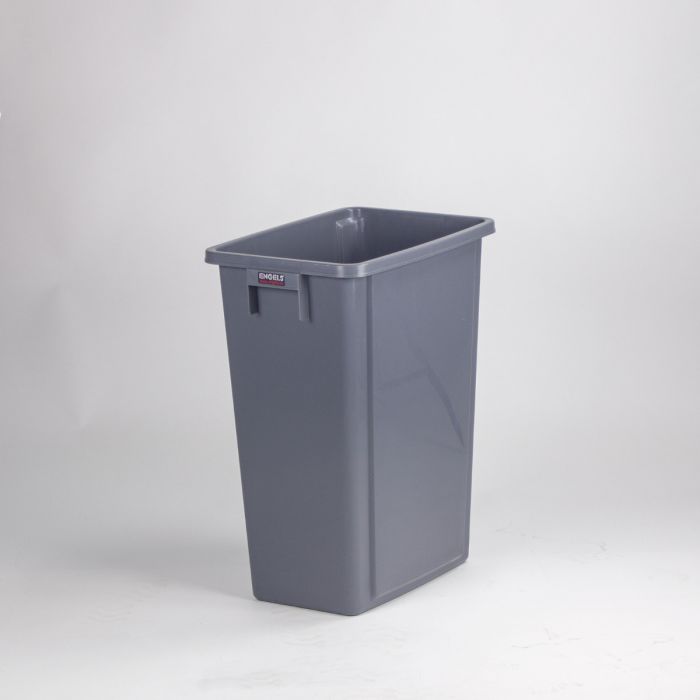 Waste bin 60 L, 460x320x580 mm without lid, grey