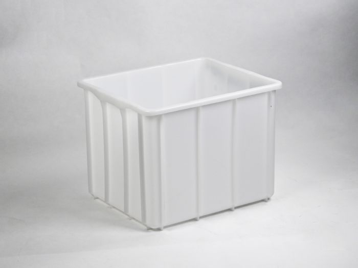 Hygiëne stapelbak 600x500x445 mm wit 100 liter