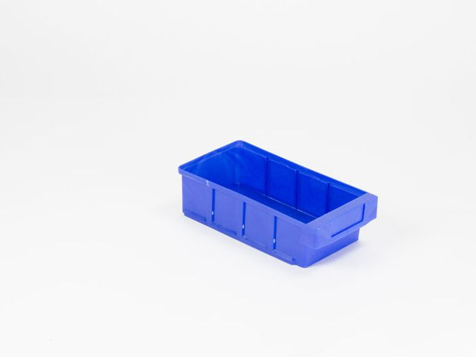 Shelf storage bin 300x152x83 mm blue