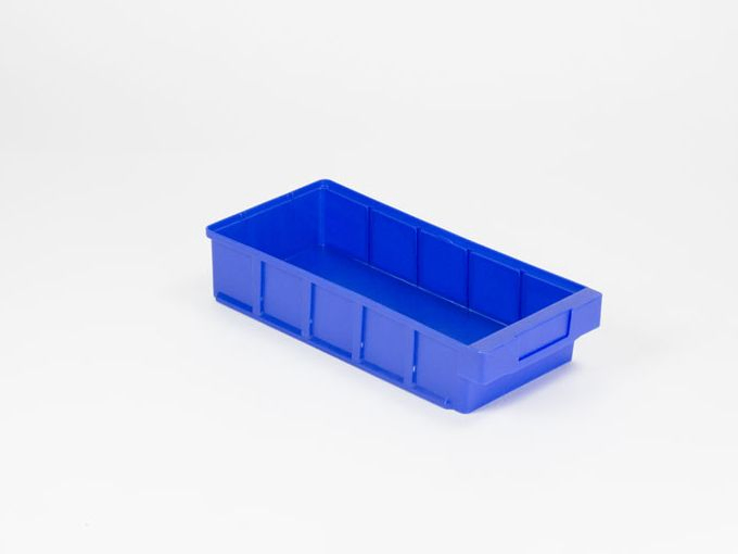 Shelf storage bin 400x186x83 mm blue