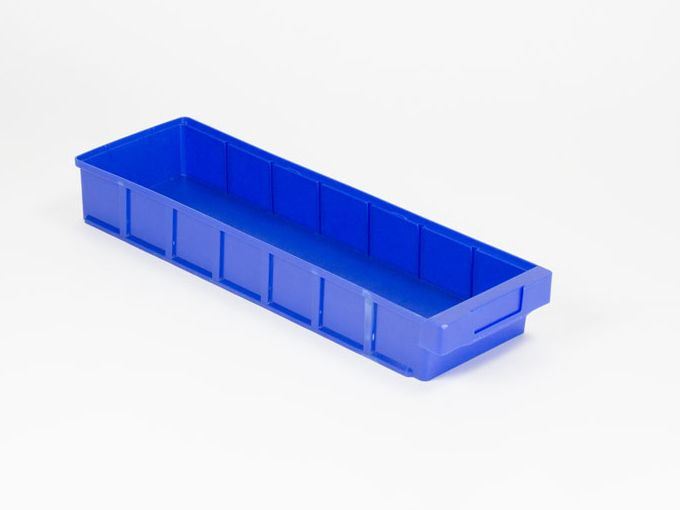 Shelf storage bin 600x186x83 mm blue