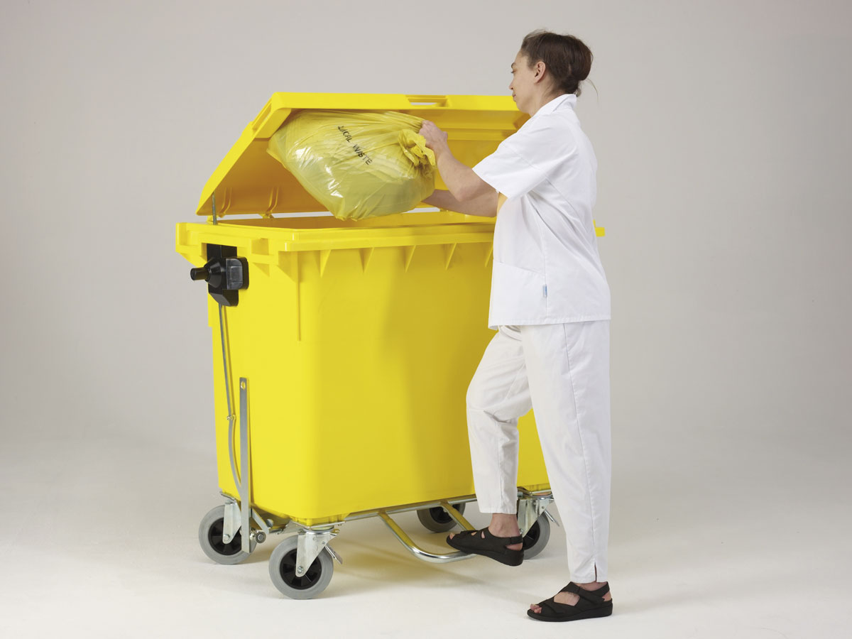 hazardous waste bin