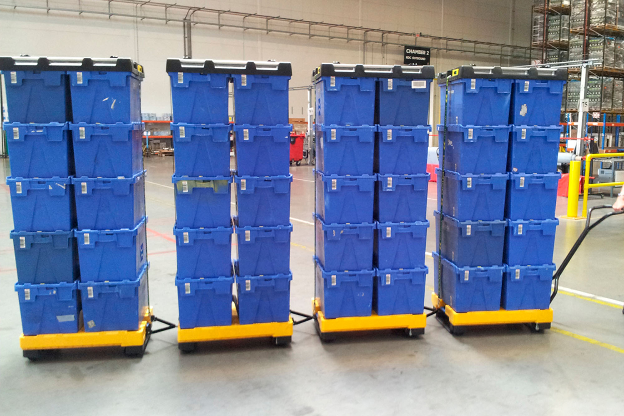 Securing returnable packaging made easy