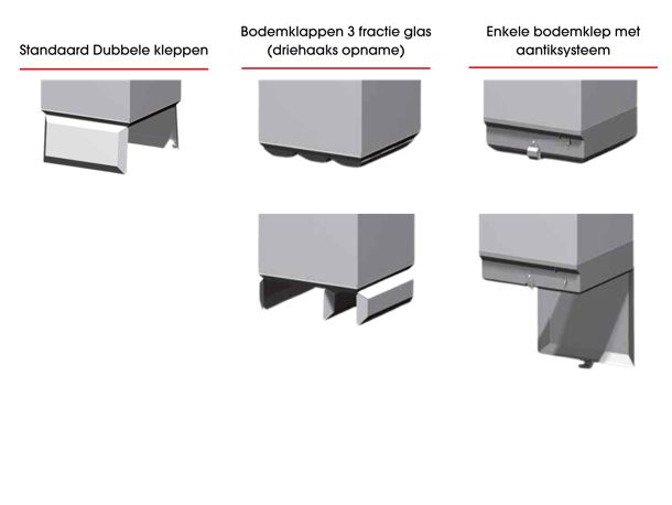 Bodemvariaties ondergrondse container Bodemvariaties ondergrondse container