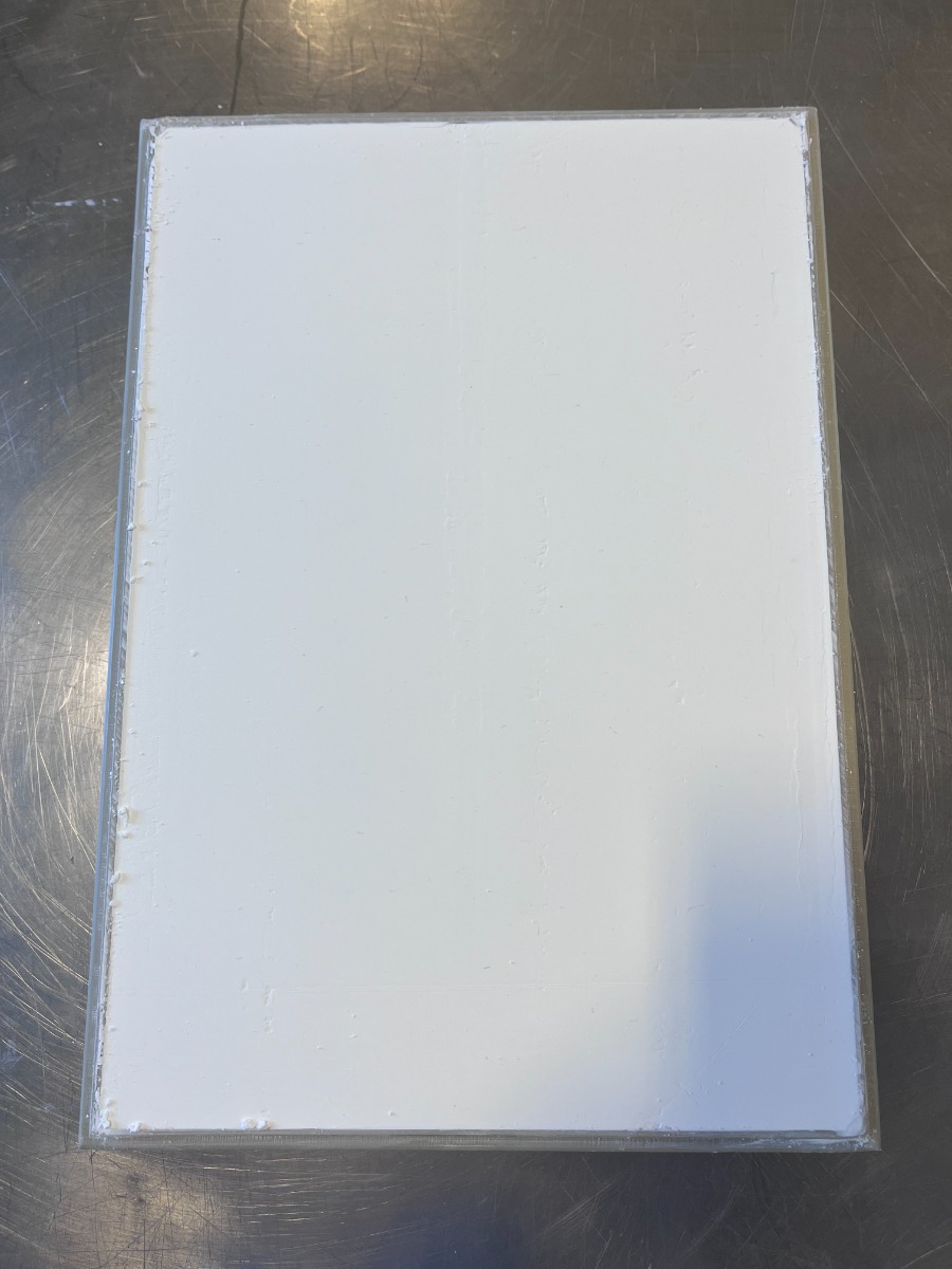 Tray met zetmeel Tray met zetmeel